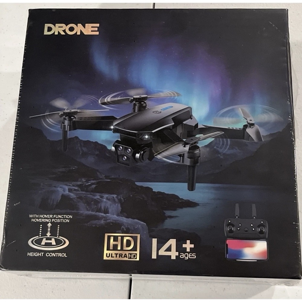 S80 Smart Folding Drone w/ Remote Control, Dual Lens, Optical Flow, 360 Roll